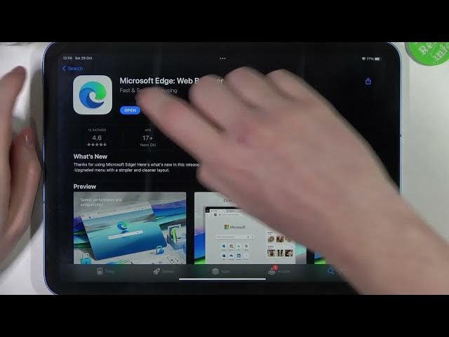 Video thumbnail for How To Install & Setup Microsoft Edge Browser on the iPad 10th Generation (2022)