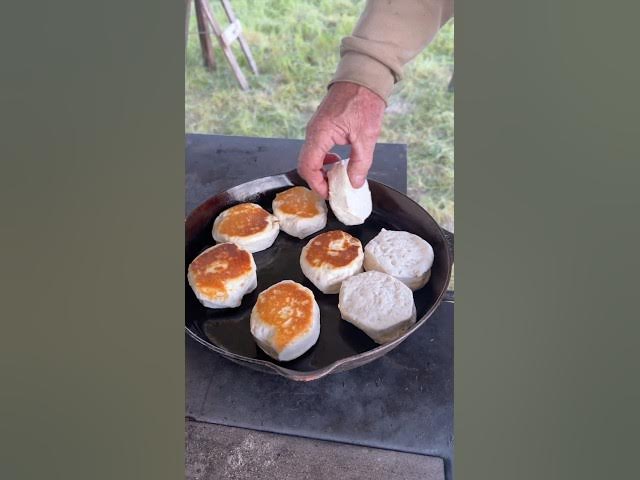 Video thumbnail for I Bet You Didn't Know You Could Cook Biscuits Like This! #castirons