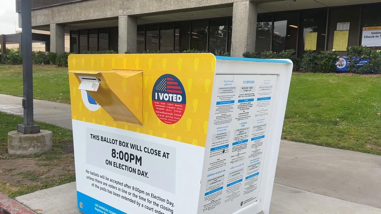 Video thumbnail for US: California voters head to polls for US primary election.