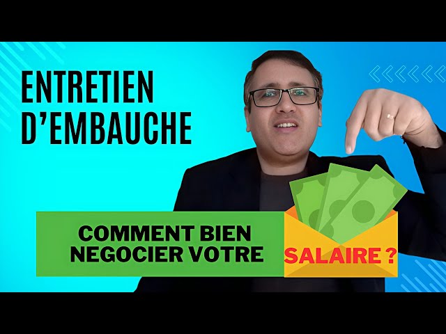 Video thumbnail for Comment bien négocier son salaire lors d'un entretien d'embauche ? (LA REPONSE PARFAITE)