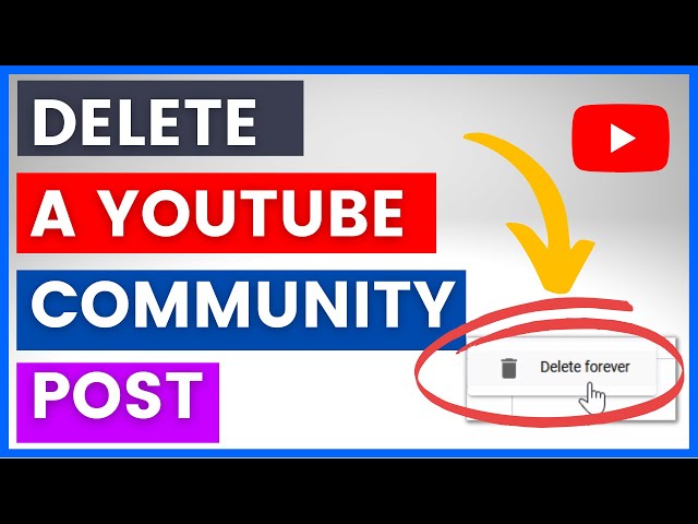 Video thumbnail for How To Delete A YouTube Community Post? [in 2025]