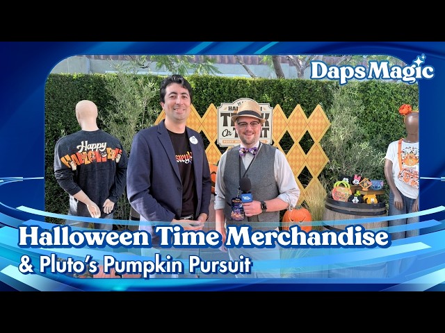 Video thumbnail for Disneyland Halloween Time 2026 Merchandise & Pluto’s Pumpkin Pursuit Tour | Daps Magic 🎃🦇✨
