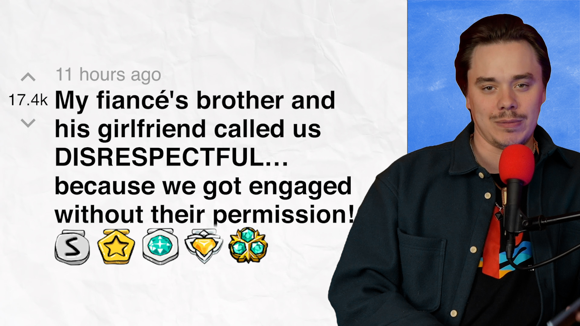 Video thumbnail for My fiancé's brother and his girlfriend called us DISRESPECTFUL… because we got engaged without their permission!