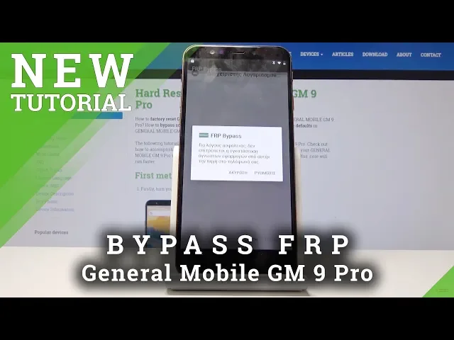 Video thumbnail for How to Bypass Google Verification in GENERAL MOBILE GM 9 Pro - Remove Factory Reset Protection