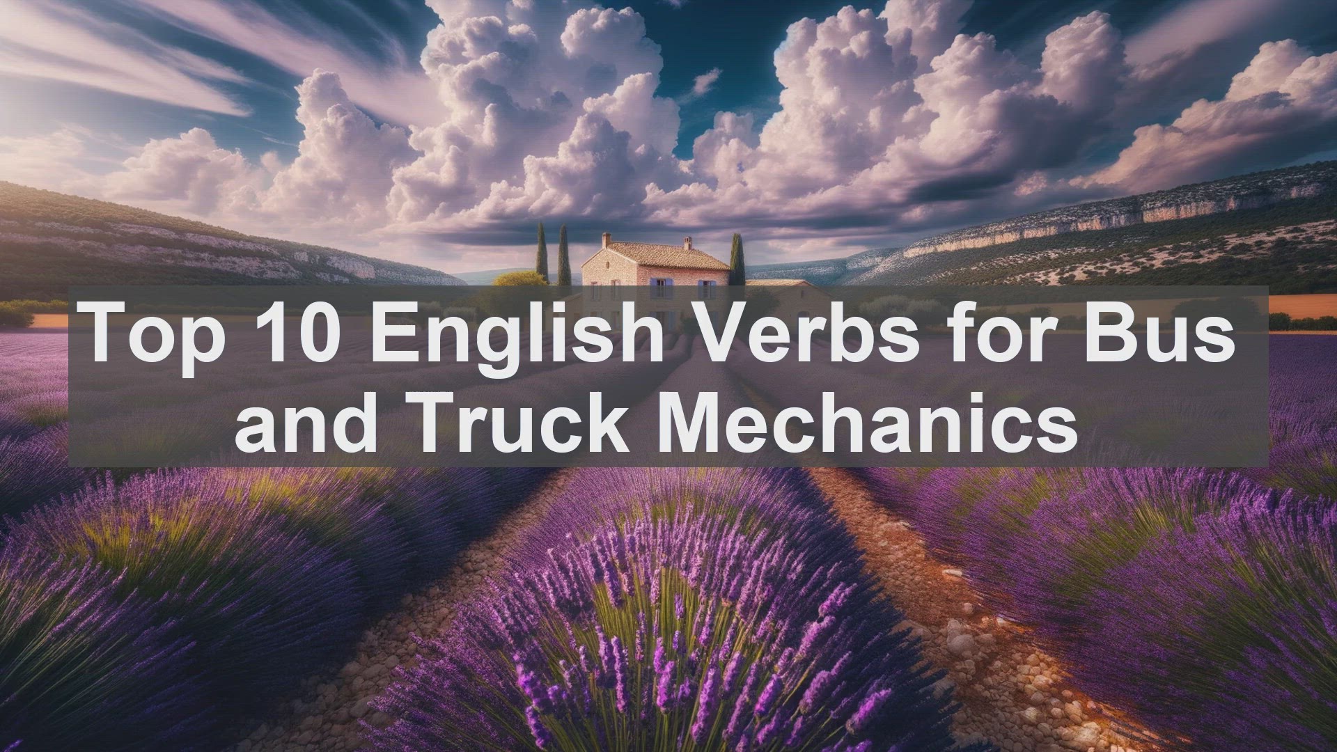 'Video thumbnail for Top 10 English Verbs for Bus and Truck Mechanics'