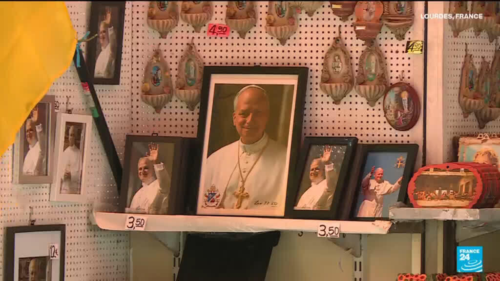 Video thumbnail for Pope Leo XIV visit expected to boost Lourdes economy