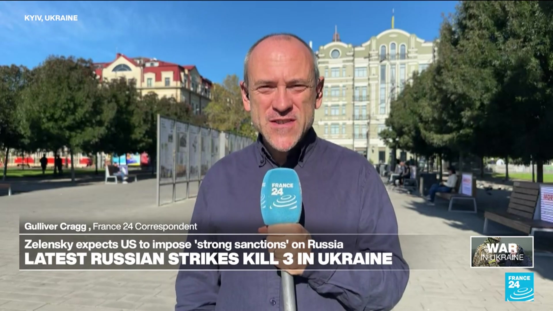 'Video thumbnail for Russia intensifies attacks on Ukraine, killing at least 3 and wounding dozens'