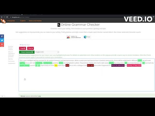 Video thumbnail for How to use the Linang Data Grammar Checker