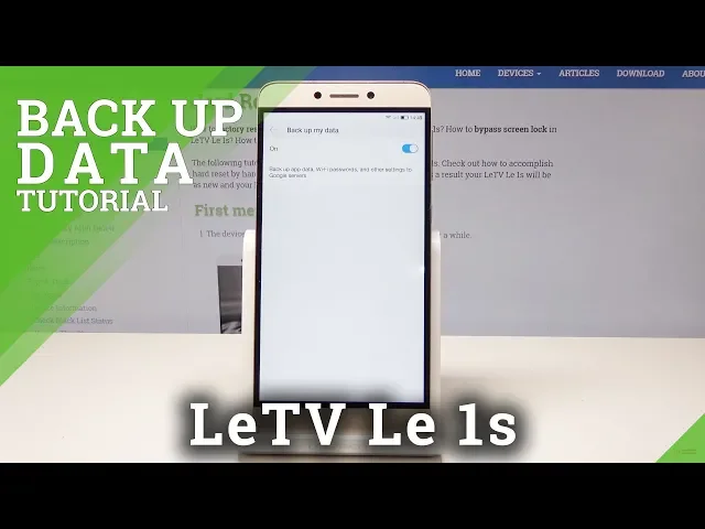 Video thumbnail for How to Back Up Data LeTV Le 1s - Allow Google Backup / Add Backup Account