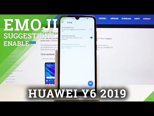 Video thumbnail for How to Activate Emoji Suggestions in Huawei Y6 (2019) - Replace Words with Emoji