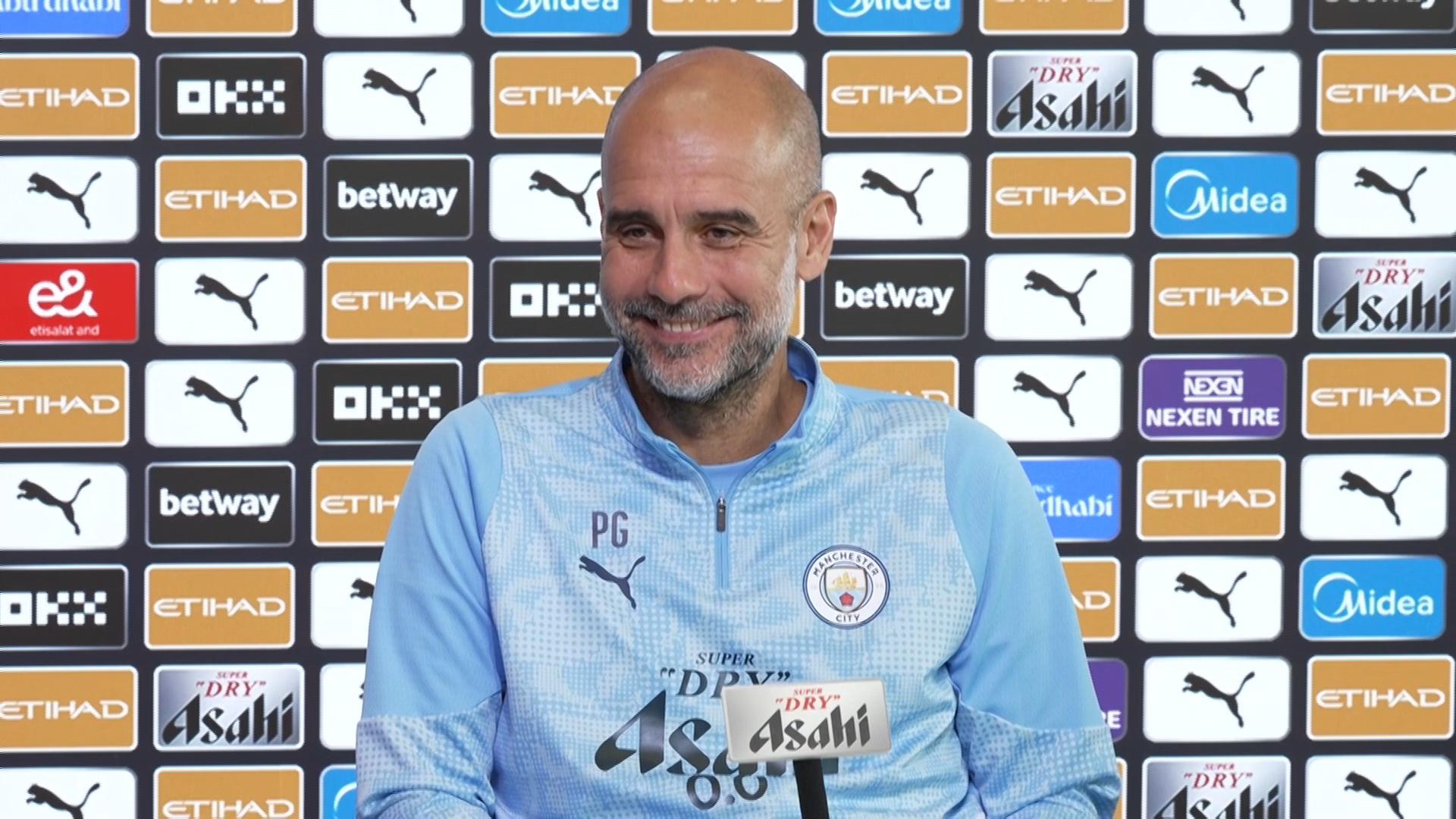 'Video thumbnail for Pep tight-lipped over Man City goalkeeping dilemma'