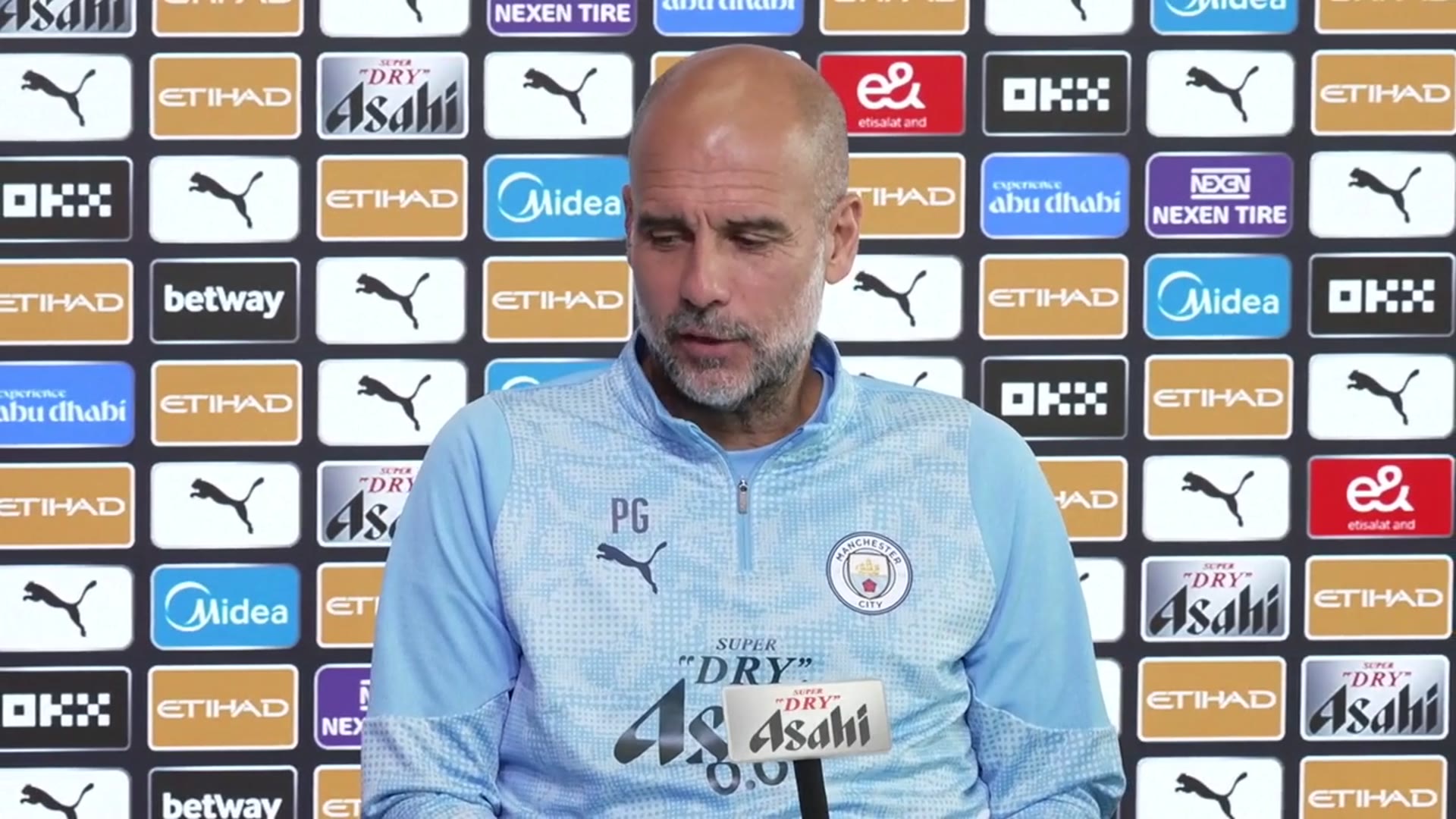 'Video thumbnail for Pep tight-lipped over Man City goalkeeping dilemma'