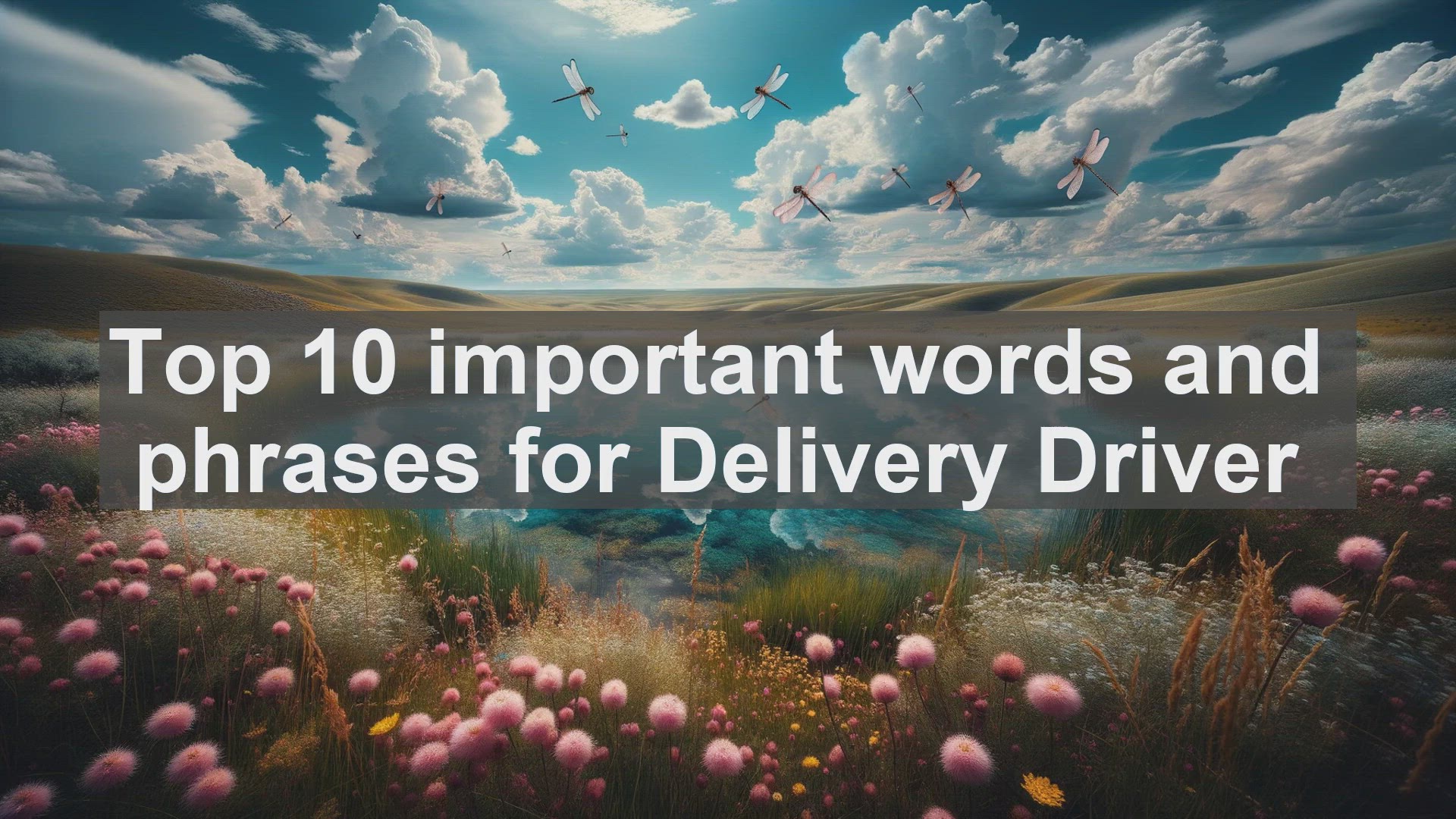 'Video thumbnail for Top 10 important words and phrases for Delivery Driver'