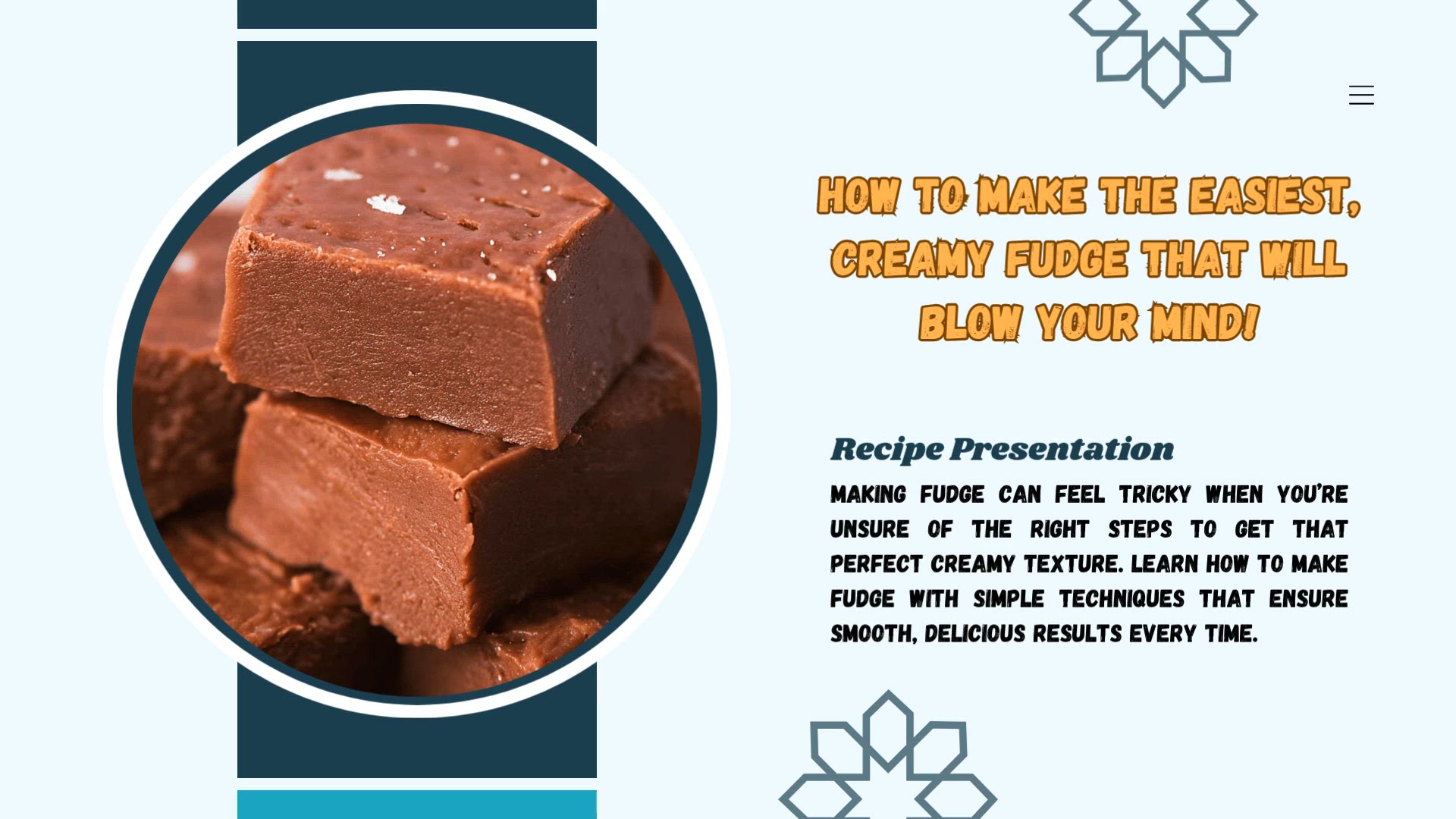 Video thumbnail for How to Make the Easiest, Creamy Fudge That Will Blow Your Mind!