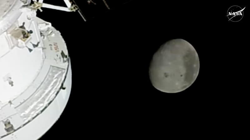 Video thumbnail for Artemis II astronauts make history with record-breaking lunar flyby