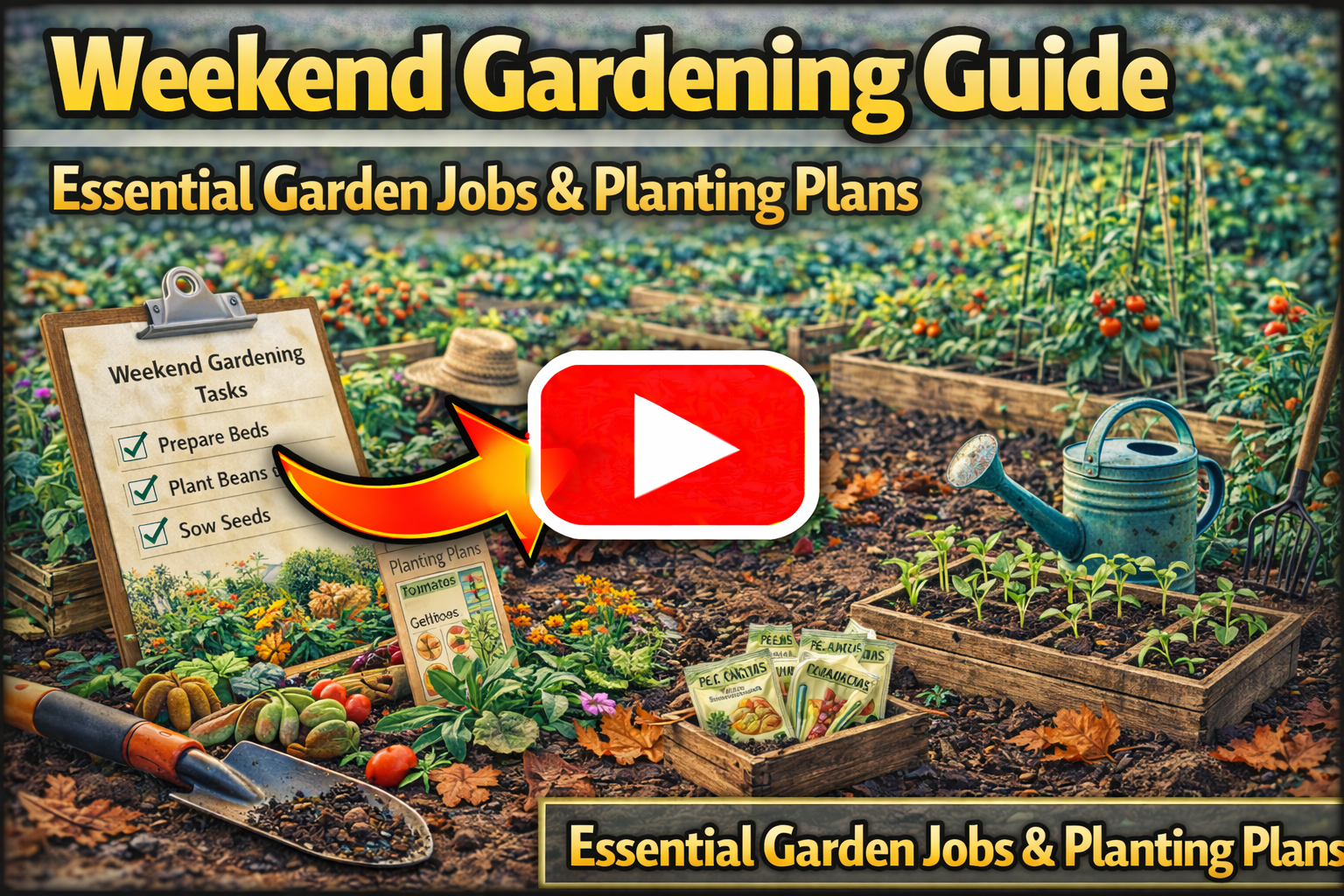 Video thumbnail for Weekend Gardening Guide | Essential Garden Jobs & Planting Plans