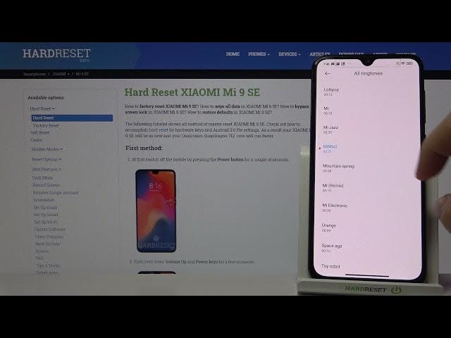 Video thumbnail for Xiaomi MI 9 SE - Ringtones Presentation