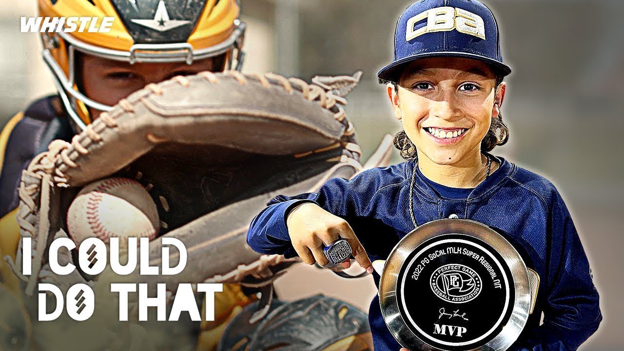 Video thumbnail for 13-Year-Old Baseball PHENOM vs. MLB Catcher Drills!