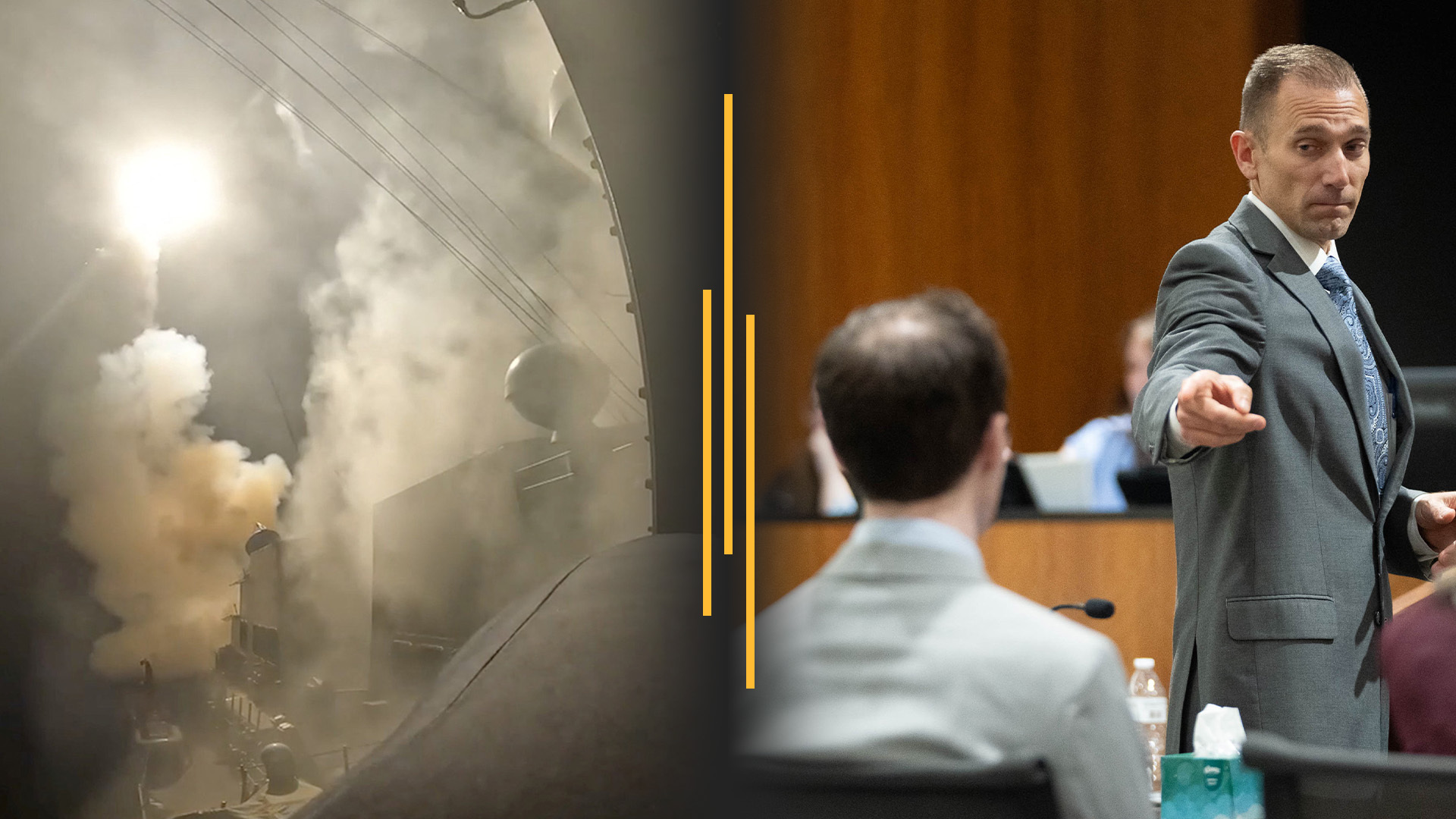 Video thumbnail for US strikes Iran again as Tehran retaliates; Kirk murder suspect heads to trial