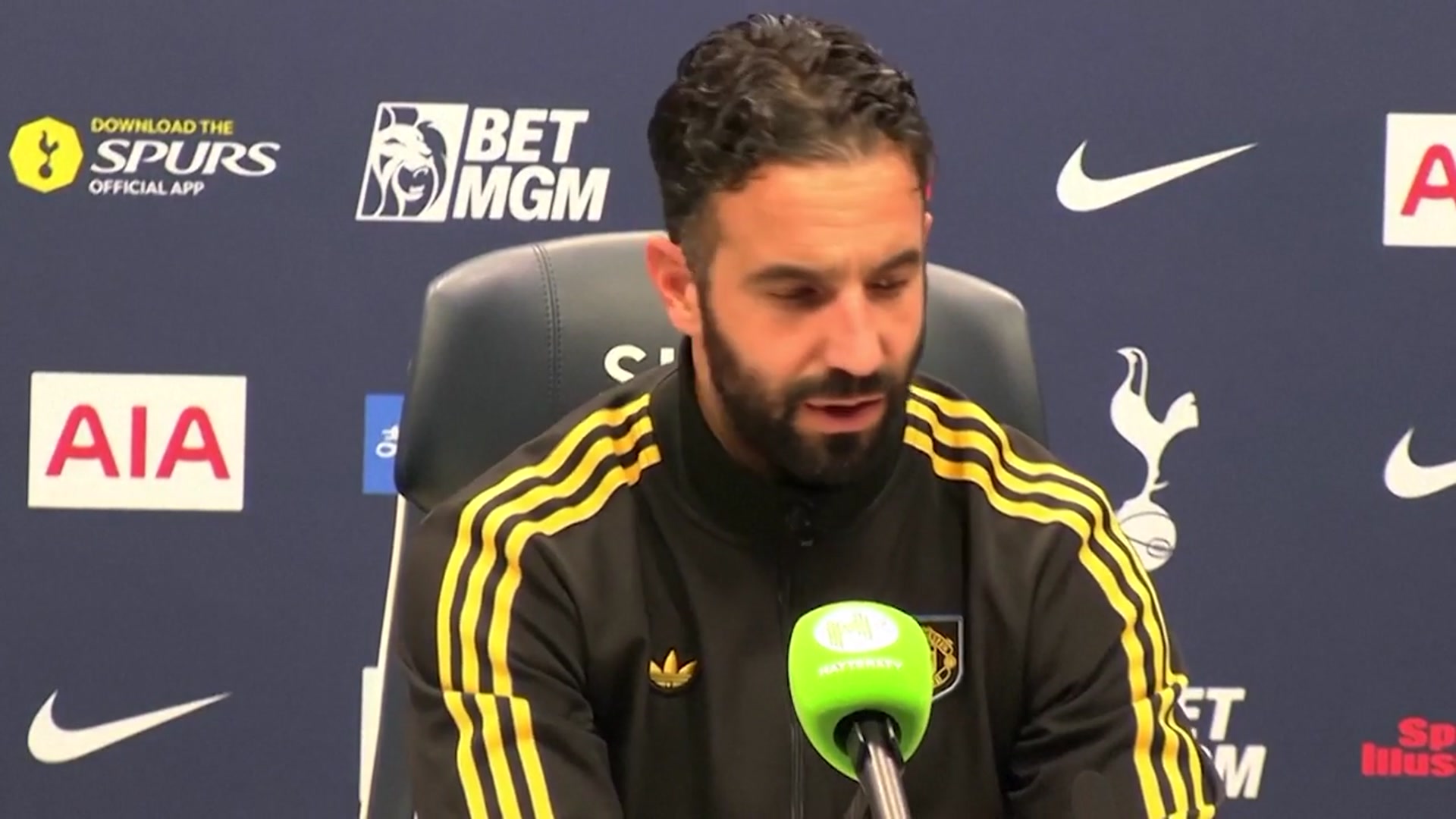 'Video thumbnail for ‘We have a lot of problems’ Amorim reflects on 2-2 draw at Tottenham'