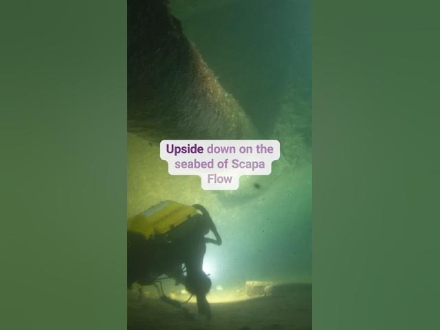 Video thumbnail for Giant Battleship Resting Upside Down 100 Years Later #ww1 #exploration #maritime