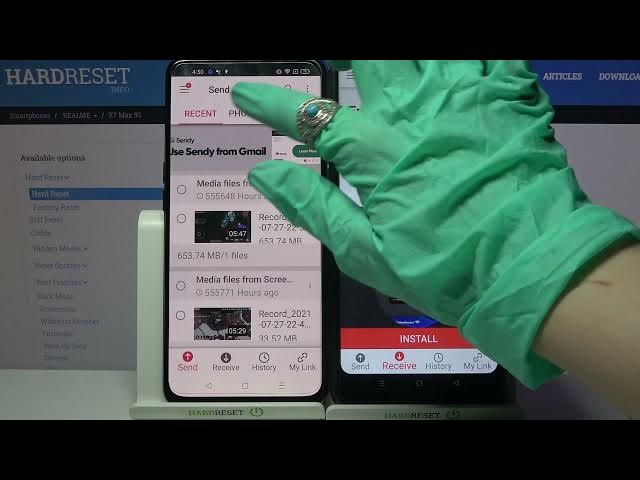 Video thumbnail for How to Transfer Files from an Android Device to Realme X7 Max – Use Send Anywhere App