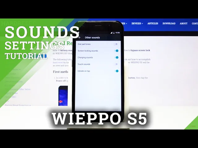 Video thumbnail for How to Manage Sounds Settings in Wieppo S5 - Enable Charging Sounds