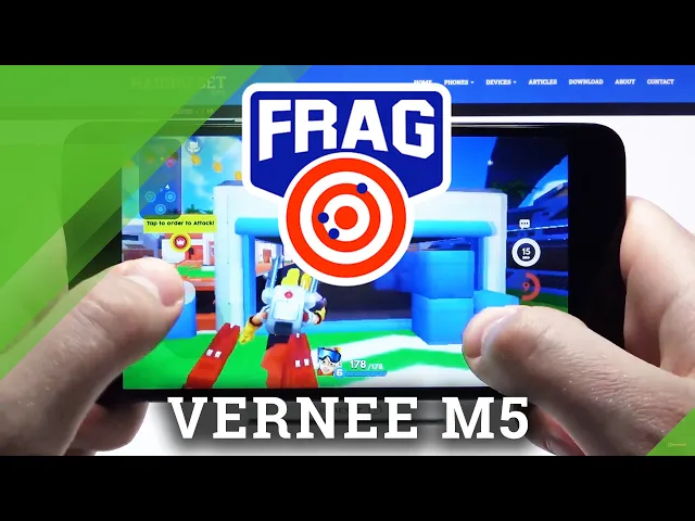 Video thumbnail for How FRAG Pro Shooter works on Vernee M5 - Efficiency Test