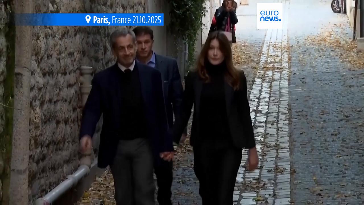 Video thumbnail for Sarkozy insists on innocence in last day of appeal trial in Libya case