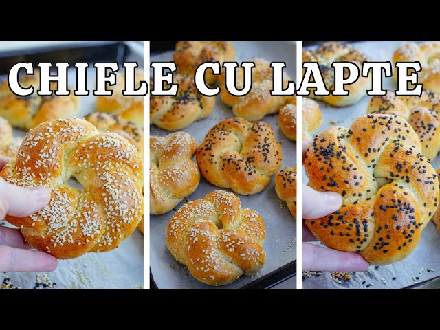 'Video thumbnail for Chifle PUFOASE cu lapte si unt - rețeta ușoară de chifle sau colăcei împletiți'