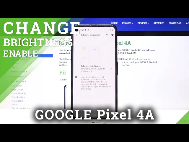Video thumbnail for How to Enable Automatic Brightness in Google Pixel 4A – Operate Display Settings