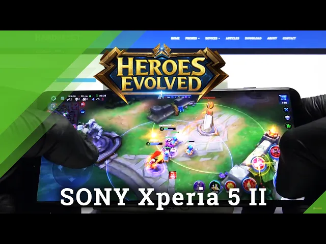 Video thumbnail for How Evolved Heroes Works on Sony Xperia 5 II – Game Test