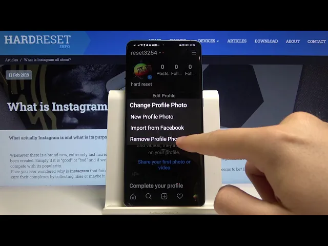 Video thumbnail for How to Remove Profile Picture on Instagram?