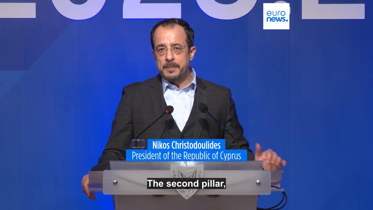 Video thumbnail for Cyprus presents its logo and programme for Presidency of the Council of the EU