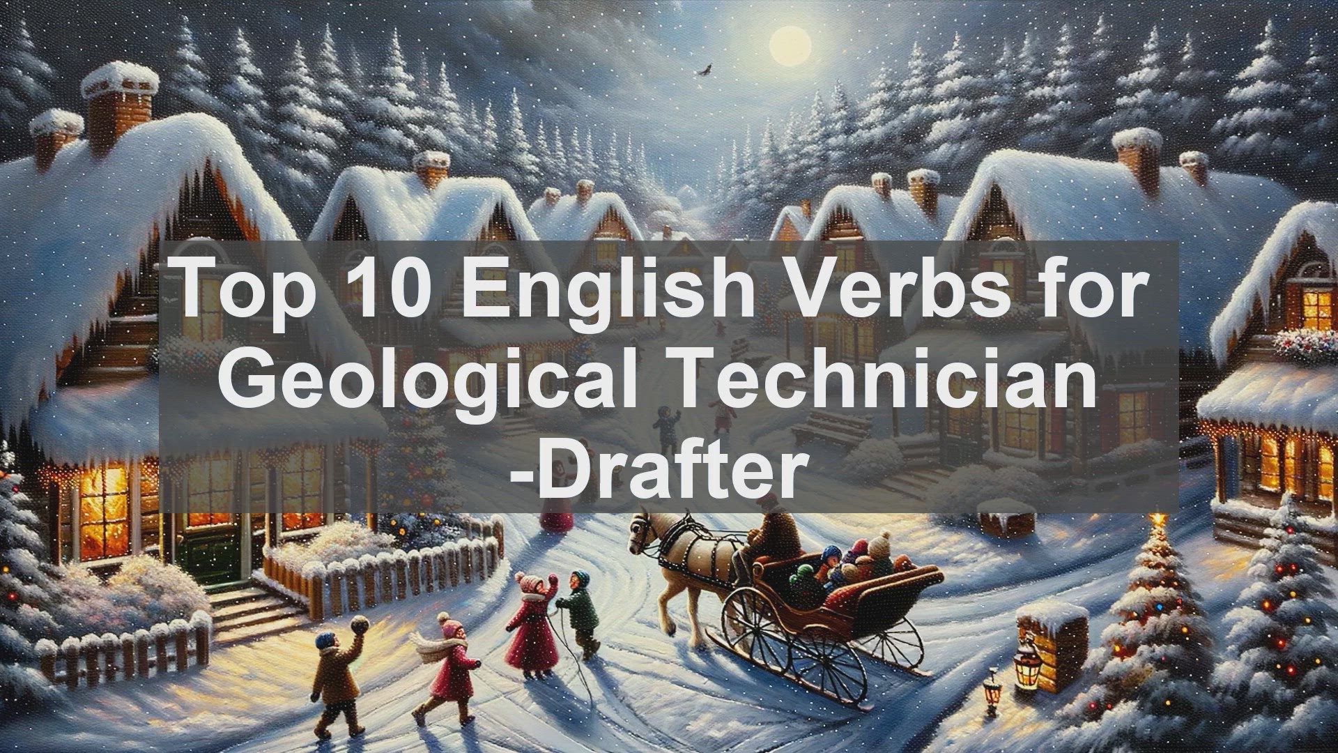 'Video thumbnail for Top 10 English Verbs for Geological Technician Drafter'