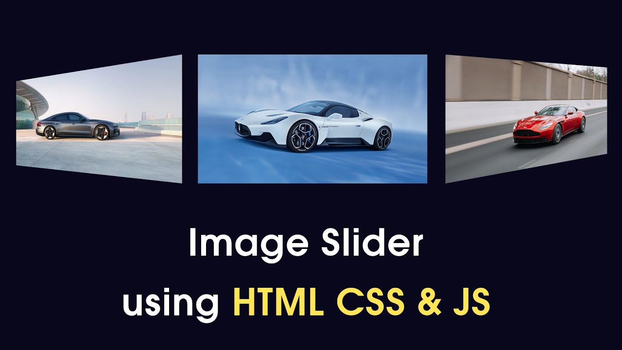 'Video thumbnail for How To Make Image Slider Using HTML CSS JavaScript'
