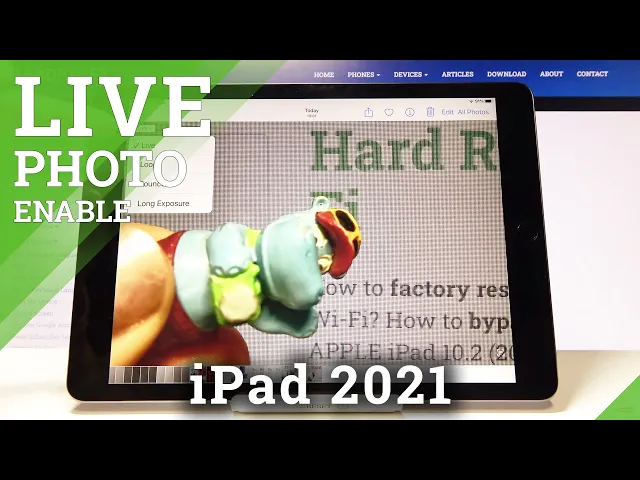 Video thumbnail for How to Take Live Photo on iPad 2021 – Make Live Photo
