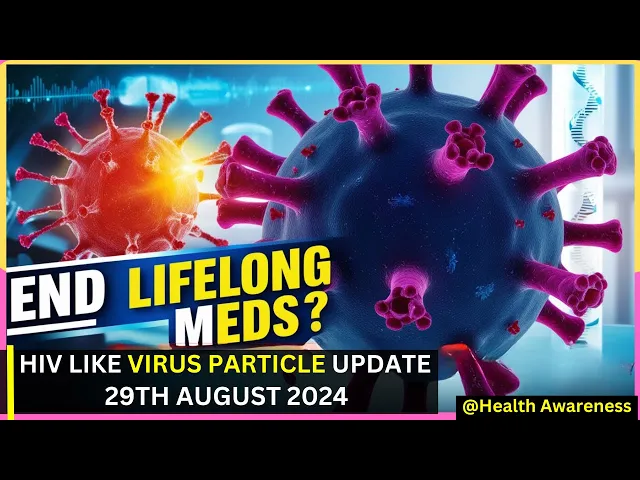 Video thumbnail for Breakthrough HIV Study: HIV-Like Virus Particle Could End Lifelong Medications