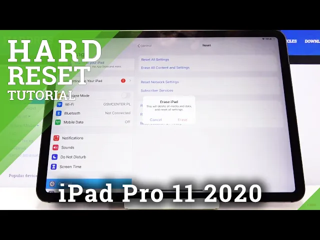 Video thumbnail for How to Factory Reset iPad Pro 11 2020 – Delete All Content & Settings