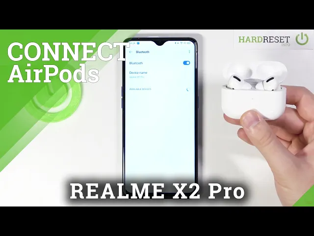 Video thumbnail for How to Connect AirPods to Realme X2 Pro - Connect Wireless Headphones