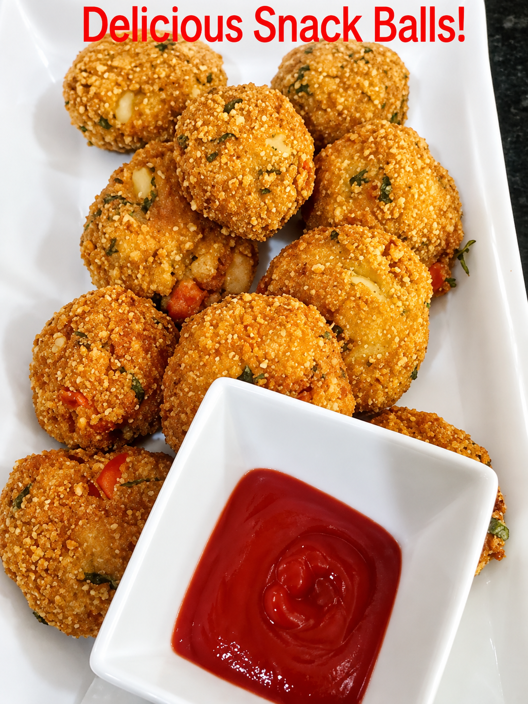 Video thumbnail for Crispy Chicken Snack Balls