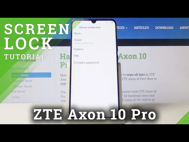 Video thumbnail for How to Change Lock Method in ZTE Axon 10 Pro – Switch Protection Type