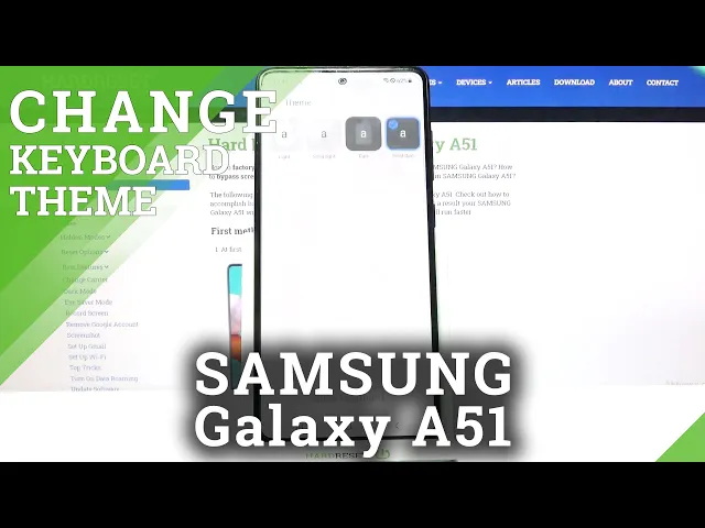 Video thumbnail for Samsung Galaxy A51 - How To Change Keyboard Theme