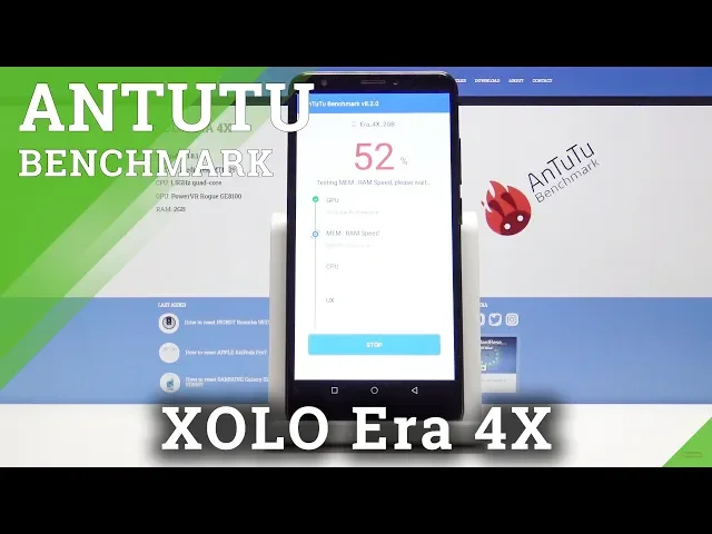 Video thumbnail for AnTuTu Benchmark on XOLO Era 4X – Performance Test