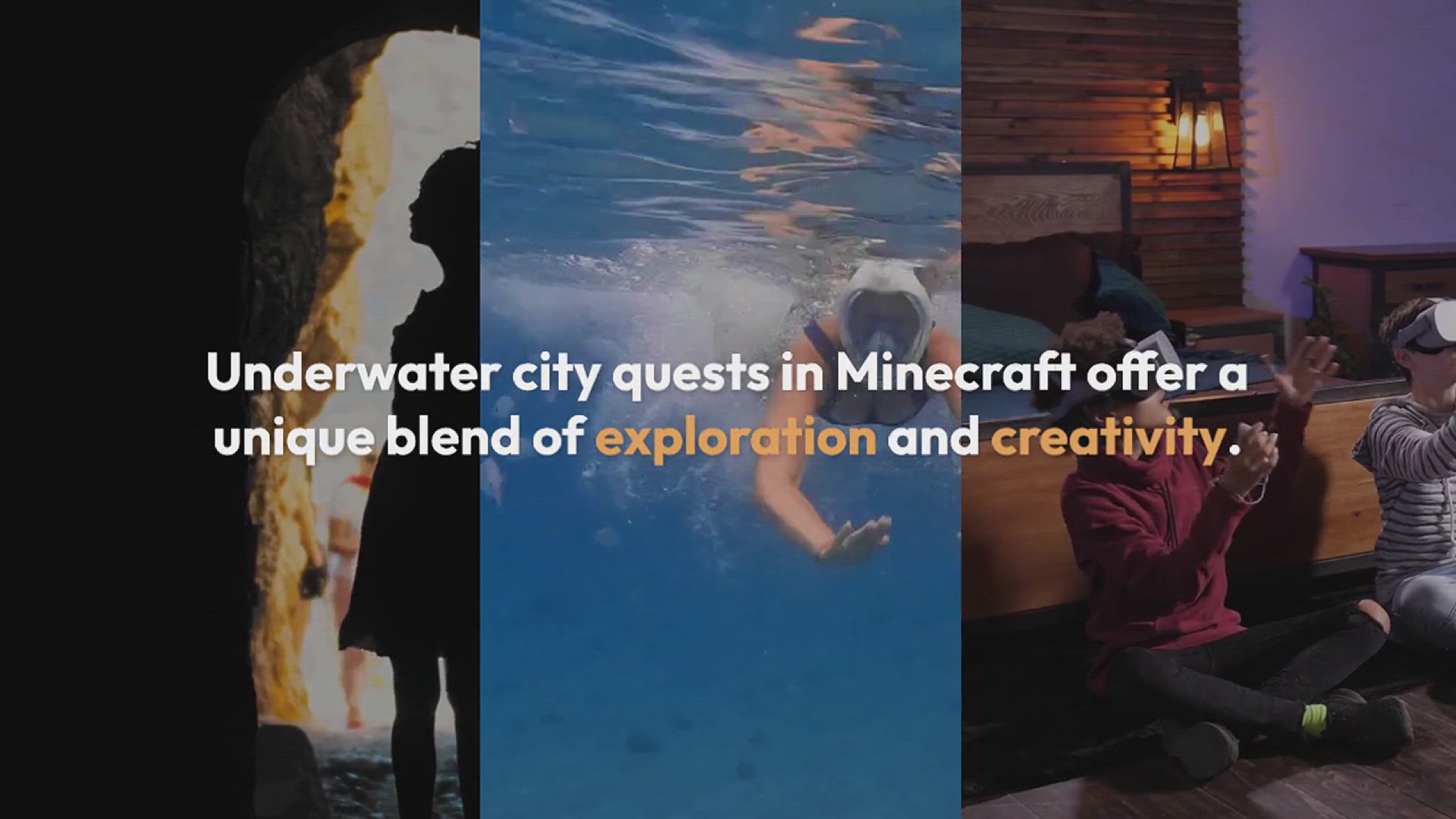 'Video thumbnail for Minecraft Underwater City Adventures'