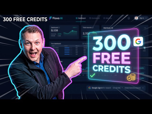 Video thumbnail for Flova AI Review: 300 Free Credits to Test AI Video