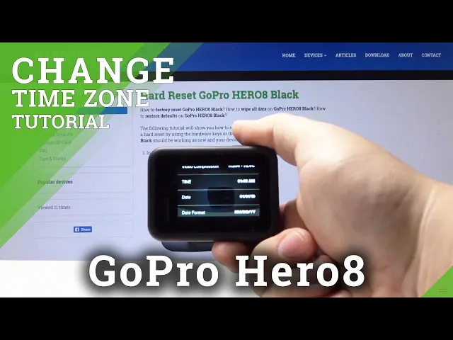Video thumbnail for How to Change Date and Time in GoPro Hero8 Black