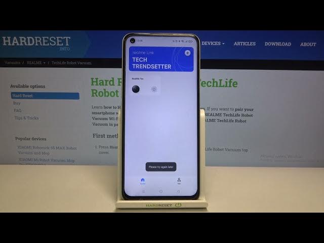 Video thumbnail for How to Reset Side Brush Cycle REALME TechLife Robot Vacuum - Reset Side Brush Counter on RealMe