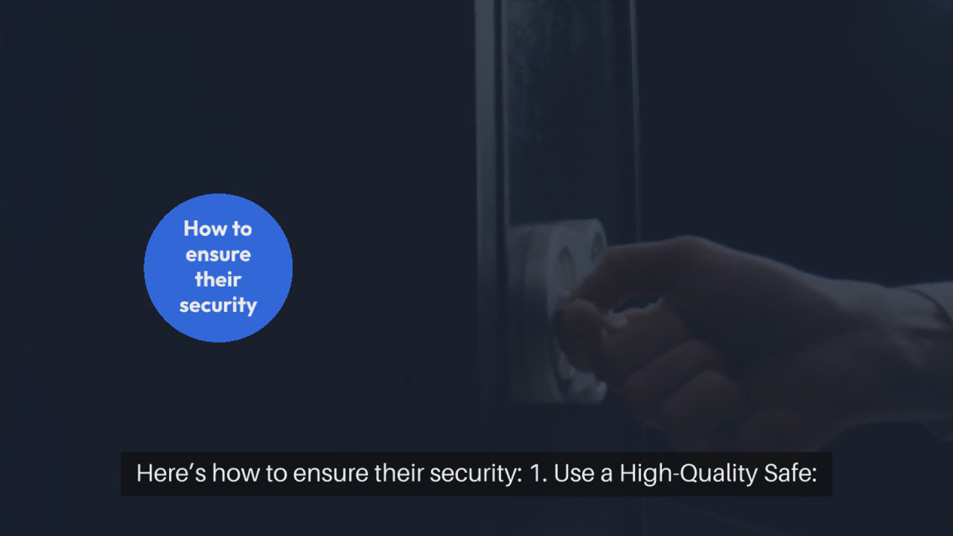 Video thumbnail for Safe Storage Solutions for Important Items