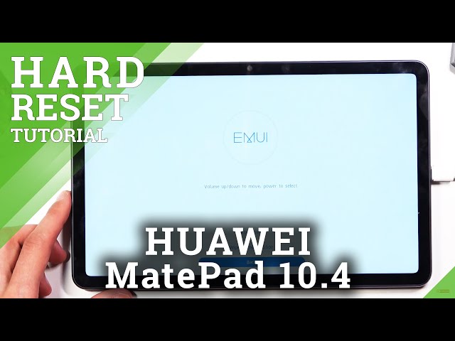 Video thumbnail for How to Hard Reset HUAWEI MatePad 2021 - Bypass Screen Lock / Wipe Data by Recovery Mode